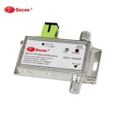 China Mini 3 Way CATV Optical Receiver Passive Optical CATV Node /FTTH Optical Receiver for sale