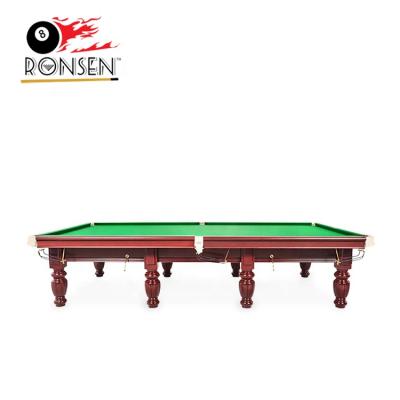 China 2022 Real Leathers Factory Price Professional Billiard Table 12ft 10ft With Steel Block for sale