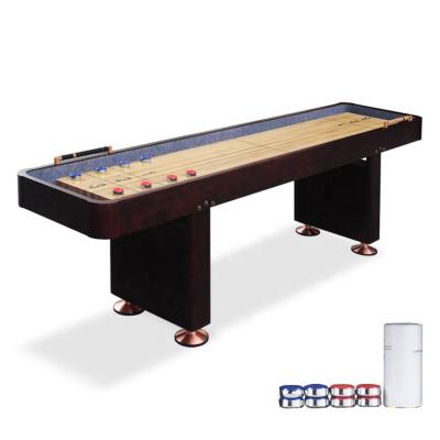 China 2021 Game High Quality Standard Shuffleboard Playfield 9ft 12ft Solid Wood Shuffleboard Board for sale