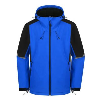 China Custom Fashion Breathable Logo Winter Waterproof Windproof Outdoor Casual Softshell Jacket With Hood for sale