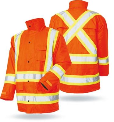 China Water Proof Workwear High Quality Men's Jacket Reflective Recycling Custom for sale