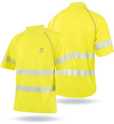 China Water Proof Customized Design Outdoor Uniform Work T-shirt Men Reflective Safety for sale