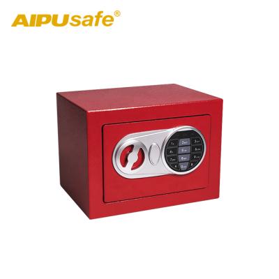 China Mini T-17EB/AIPU Solid Steel Safe Personal Safe Box with Electronic Lock/more colors for option for sale