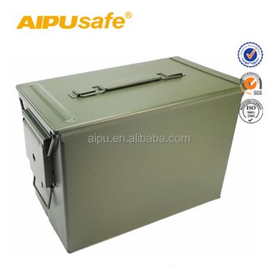 China 100% Waterproof And No Rust AIPU Metal Ammo Box / Wholesale Waterproof Military Ammo Box for sale