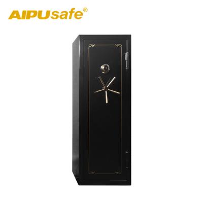 China RGH592216-C Solid Steel Fireproof Gun Safe /U L Rated Burglary Protection Gun Cabinet 16 Rifles Safe Storage for sale