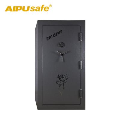 China AIPU RGS724227-E/U Solid Steel Fireproof Gun Safe L Rated Burglary Protection Gun Cabinet / 45 Rifles Safe Storage for sale