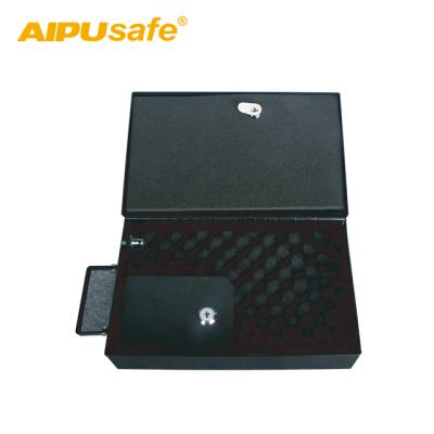 China AIPU gun safe/hidden car safe/key lock and portable gun safe box MPG01 MPG01 for sale