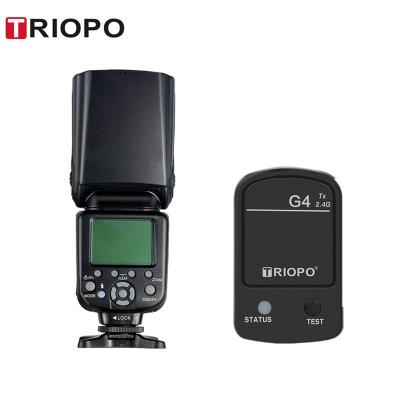 China Triopo TR-950ii + G4 Wireless Remote Control Triopo TR-950ii + G4 Shutter Release Universal Instant Flash Hot Shoe Manual Speedlite for Nikon Canon DSLR Cameras for sale