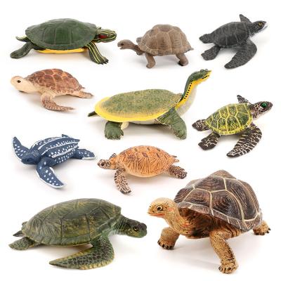 China Sea Life Animal Models 5th Wholesale Solid Plastic Animal Toy Figures Sea Creature Toys Marine Life Sea Turtle Model Animal for sale