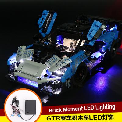 China Children's Toy Wholesale Bricks LED Light Blocks LED Blocks Compatiable 42123 Legos Educational Car (Blocks Set Not Include) for sale