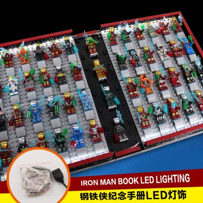 China Children's Toy Wholesale Bricks LED Light Blocks LED Educational Book (Blocks Set Not Include) for sale