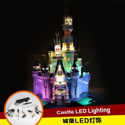 China Children's Educational Toy Wholesale Bricks LED Light Blocks LED Castle 71040 (blocks set not include) for sale