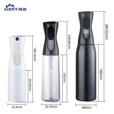 China Household Products Wholesale Plastic Continuous Water Spray Hair 200ML 300ML 500ML 150ML 160ML Mist Spray Bottle for sale