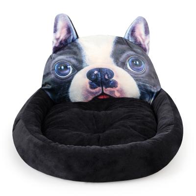 China Viable Cartoon Pet Beds Dog Mattress Dog Sofa Fancy Dog Pet Memory Sofa Soft Warm Foam Bed for sale