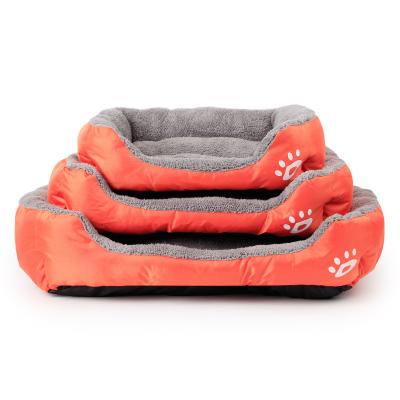 China Sustainable Wholesale Pet Accessories Sofa Cushion Luxury Soft Comfortable Pet Beds For Dogs Cats for sale