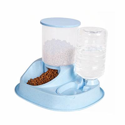 China Double Dogs Automatic Wholesale Application Pet Bowls and Automatic Feeders Dispenser Pet Feeder for Dogs Cats for sale