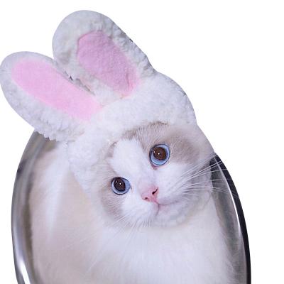 China Hot Selling Lovely Viable Pet Hat Funny Cute Rabbit Ears Dog Cat Funny Hat To Decorate for sale