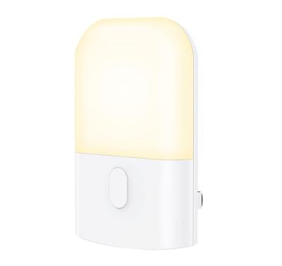 China LED Night Light Sensor Control Modern UK EU USA Plug-in Night Light For Kids Bedroom Lighting for sale