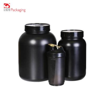 China Plastic Bottle Whey Protein Powder Plastic Jars, Storage Jar& Supplement Container for sale