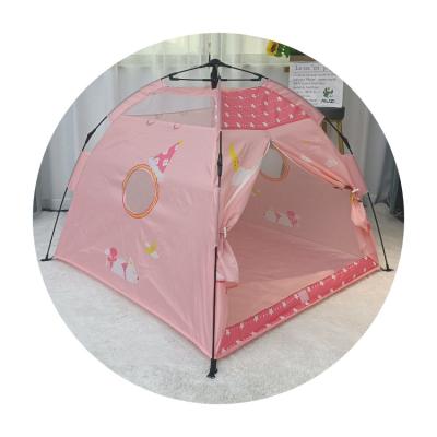 China Soft Toy Hot Sale Automatic Play Tent For Kids With Basket for sale