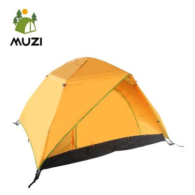 China Diagonal Bracing Type Muzi Customized 3 Person Pop Up Automatic Tent Camping Bed Outdoor Waterproof for sale