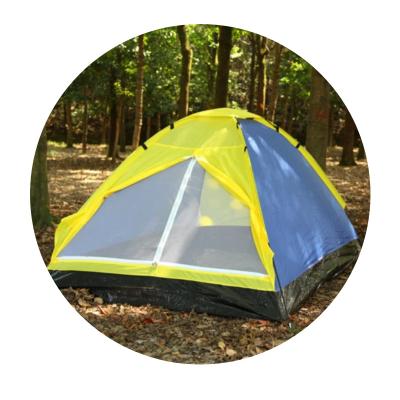 China Straight Bracing Type Large Large Space Camping Pop Dome Tents for sale