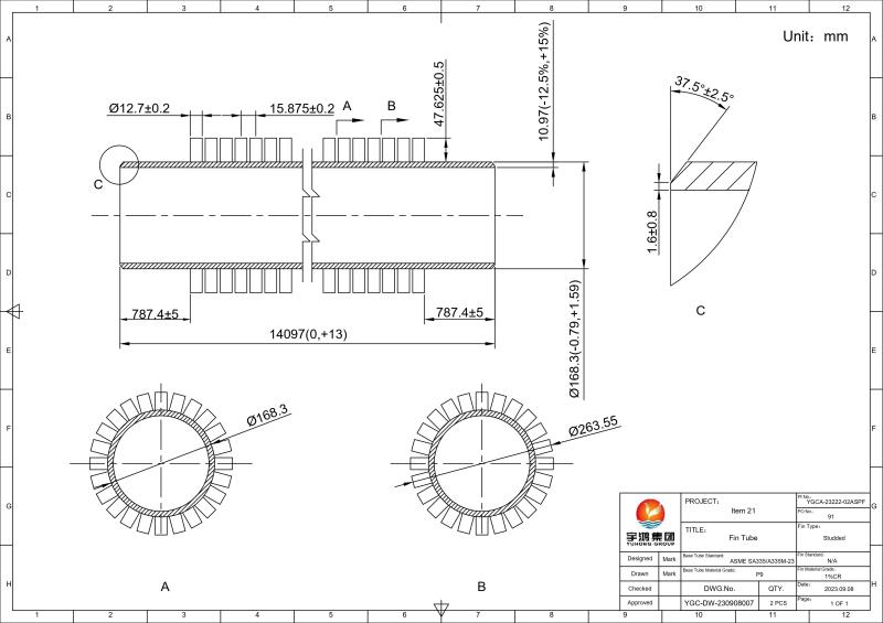 Studded Tube - YUHONG HOLDING GROUP CO., LTD