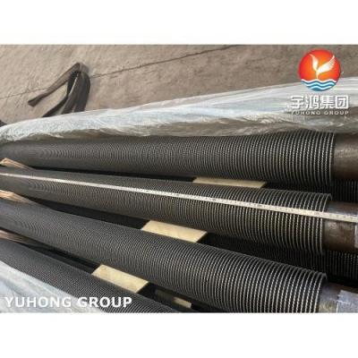 China 11Cr tubo de soldadura de aleta tipo dentado, tubo base ASTM A355 GR P9, material de aleta en venta