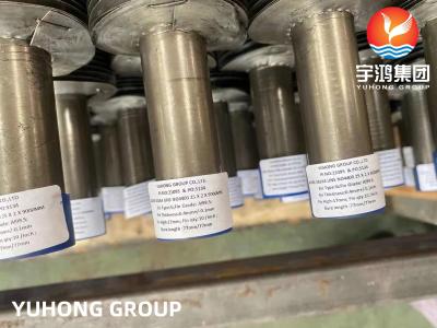 Chine Tubes intégrées G Fin, ASTM B163 Monel 400 Tubes sans couture en cuivre nickel avec Al 1060, Projet de raffinage du pétrole à vendre