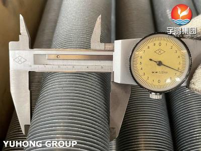 China Tubo de aleta de acero al carbono, tipo extrudido, ASTM A179 con aluminio 6063, aplicación de aire frío / horno seco en venta