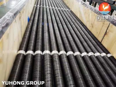 China Tubos de aço carbono embutidos G Fin, ASTM A179 com trocador de calor ASTM B209 Al 1060 à venda