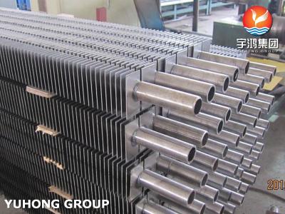 China ASME SA312 TP316 Seamless Steel Square Fin Tube For Boiler , Heat Exchanger for sale