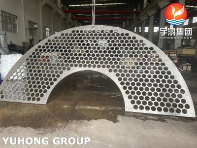 China Baffle Plate ASTM A240 SS304 For Industrial Boilers , Air-Cooled Heat Exchangers for sale