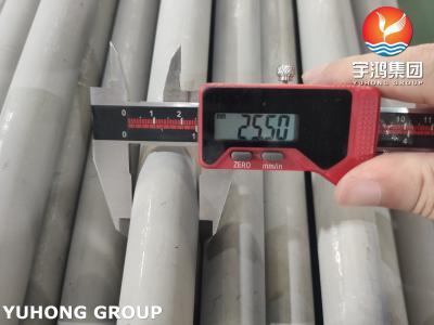 China Tubo de intercambiador de calor de acero inoxidable ASTM A213 TP316 Prueba 100% hidrostática y prueba de corriente de redondo en venta