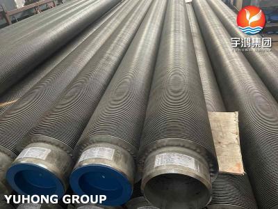 China ASTM A312 TP304 HF Welding Fin Tubes With SS304 Fins Tubos Aletados for sale