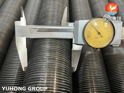 China Eingebettete Flachrohr ASTM A179 mit AL1060 Flachrohr G-Typ Flachrohr für Luftkühler zu verkaufen