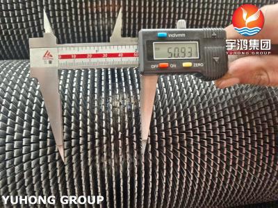 China Warmtewisselaar Geraasde Vinnige Buizen ASTM A312 TP304H Basisbuis En SS304H Vinnigen Te koop