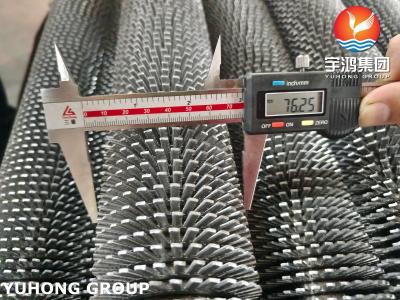 中国 ASME SA192 Carbon Steel Fin Tube Serrated CS Fin Strip For Fired Heater 販売のため