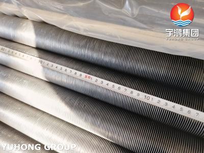 Chine ASTM A213 T5 Tubes à nageoires intégrées avec nageoires en aluminium1100 pour raffineries de pétrole à vendre