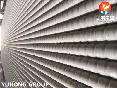 China Stainless Steel Corrugated Finned Tube For Heat Exchanger Industrial Cooling System for sale