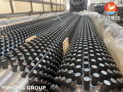 China ASTM A213 T9 Alloy Steel Studded Fin Tube Used for Fired Heater and Furnance for sale