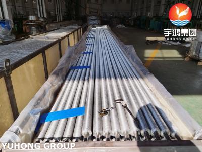 Chine Tuyau à nageoires intégré ASTM A213 T5 bande d'aluminium A1060 pour échangeur de chaleur refroidi à l'air à vendre