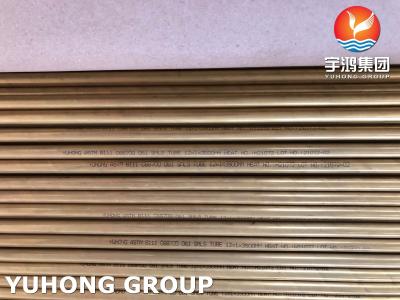 China Los tubos sin costuras de latón de aluminio ASTM B111 C68700 O61 para intercambiadores de calor en venta