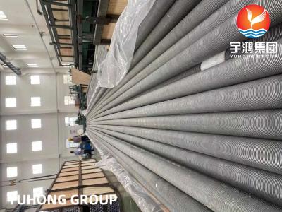 China Wound L Fin Tubes ASTM A249 TP304 Welded Base Tube With AL1060 Fins for sale