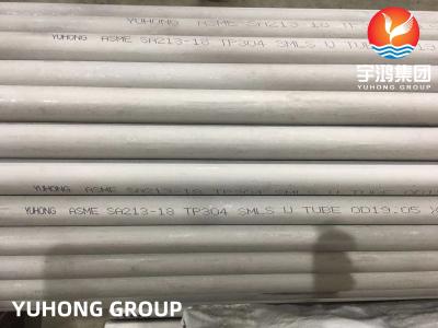 China ASTM A213 TP304 Heat Exchanger Stainless Steel Seamless Tubes for sale