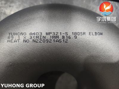 Cina ASTM A403 WP321-S Acciaio inossidabile a 180 gradi U bend o gomito per l'industria del petrolio e del gas in vendita