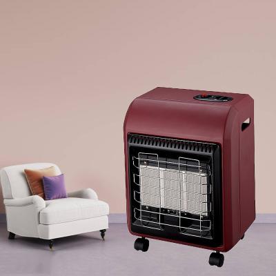 China Hot Selling Hotel Living Room Gas Heater Small Infrared Portable Indoor Ceramic Mobile Gas Heater For Home for sale