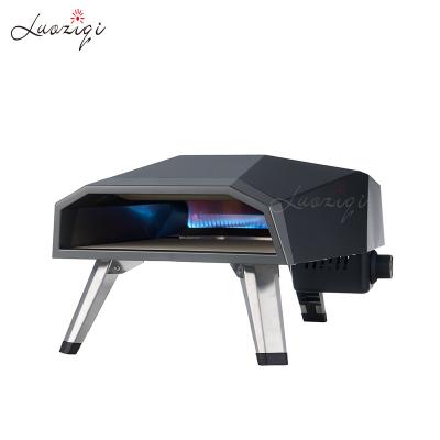 China Easily Assembled Outdoor BBQ Custom Oven Pizza Gas Grill with Infrared Oven BBQ Grill Machine LPG Burner BBQ for Garden for sale