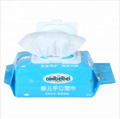 China Environmental Protection Natural Organic Comfortable Baby Cleaning Wet Cloths for sale