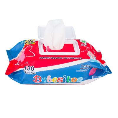 China 80pcs100pcs130pcs Purfied 100% Baby Cleaning Kids Water Natural Clean Wipes for sale